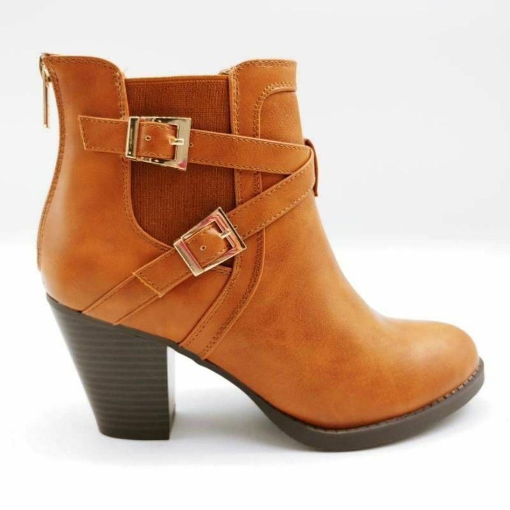 Ball Band Violet Ankle‎ Booties Tan 8 New